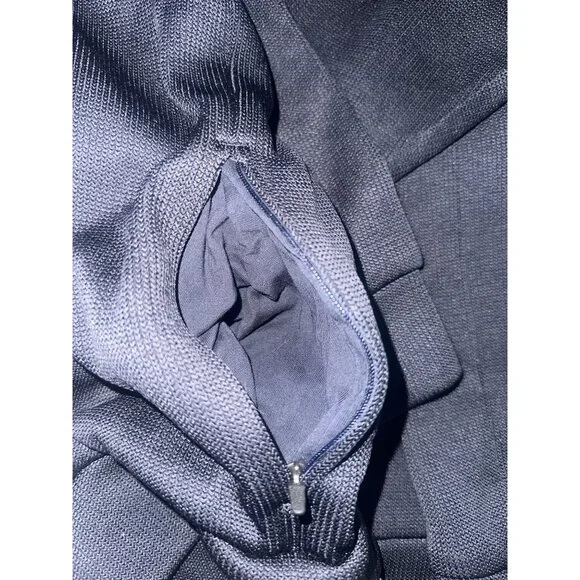 Jordan  Mens 3XL Michigan Crewneck Sweatshirt Navy Blue & Yellow Ribbed - Picture 10 of 10